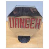 Very Cool Vintage Lighted Chrome SLOW - DANGER Sign