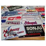 LARGE Lot of Vintage Auto Dealership License Plates