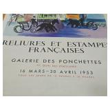 Original 1953 RAOUL DUFY Art Exhibition Poster