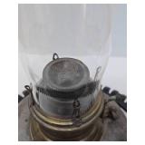 Antique Hanging JUNO Oil Lamp