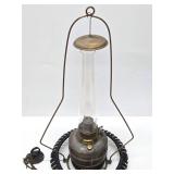 Antique Hanging JUNO Oil Lamp