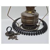 Antique Hanging JUNO Oil Lamp