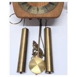 Lot of 3 Vintage Clocks Including Nice Mid Century BRIXON Wall Clock