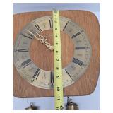 Lot of 3 Vintage Clocks Including Nice Mid Century BRIXON Wall Clock
