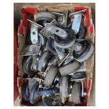 Group of Larger Heavy Duty Industrial Caster Wheel Sets