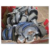 Group of Larger Heavy Duty Industrial Caster Wheel Sets