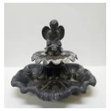 Cast Metal Fountain with Cherub / Angel