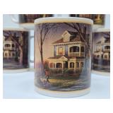 Brand New in Box Set of 6 TERRY REDLIN Coffee Mugs