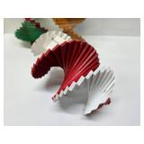 Lot of 3 Unused Wooden Spiral Hanging Wind Sculptures