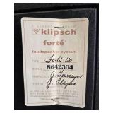 Large Working Vintage KLIPSCH "Forte" Loudspeaker System