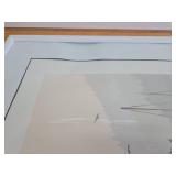 Framed Signed Numbered Shoreline Scene w/Sailboat - "Cove"