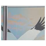 Excellent 2-Section Framed Signed Diptych Print - "Pathfinders"