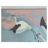 Excellent 2-Section Framed Signed Diptych Print - "Pathfinders"