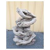 LARGE Indoor/Outdoor Faux Driftwood & Stone Fountain Water Feature