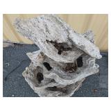 LARGE Indoor/Outdoor Faux Driftwood & Stone Fountain Water Feature