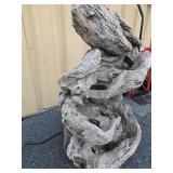 LARGE Indoor/Outdoor Faux Driftwood & Stone Fountain Water Feature