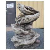 LARGE Indoor/Outdoor Faux Driftwood & Stone Fountain Water Feature