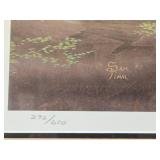 Framed signed Numbered Wildlife Print w/Ducks