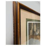 Framed signed Numbered Wildlife Print w/Ducks