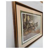 Framed signed Numbered Wildlife Print w/Ducks