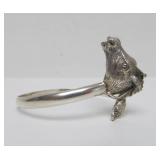 Vintage Sterling Silver Highly Detailed Horse Head Bracelet
