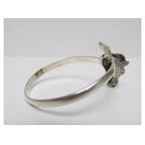 Vintage Sterling Silver Highly Detailed Horse Head Bracelet