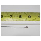 18K White Gold Heart Pendant Necklace w/Pearl