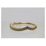 14K Gold & 1 Carat (Lab Created) FVS1 Diamond Wedding Ring & Band Set