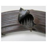 Old Vintage Military Used Machine Gun Magazine/Clip w/Battlefield Damage