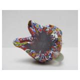 Smaller 3" Vintage MURANO Handmade Millefiori Glass Rabbit Sculpture