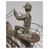 Fantastic Large Vintage Horse & Driver "Sulky" Racing Weathervane