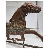 Fantastic Large Vintage Horse & Driver "Sulky" Racing Weathervane