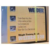 Ne win Box WEIDER 128 Weight Bench