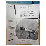 Unused Vintage Sears Refractor Telescope