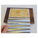 Very Cool Vintage Chrome ALCO 8 Transistor Desk Radio