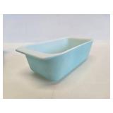 3 Piece Set of Vintage Blue PYREX Baking Dishes