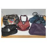 Very Nice Estate Lot of 5 Leather Purses