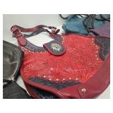 Very Nice Estate Lot of 5 Leather Purses