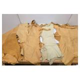 Large Lot of Genuine Tanned Leather Sections