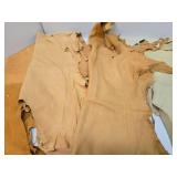 Large Lot of Genuine Tanned Leather Sections
