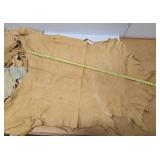 Large Lot of Genuine Tanned Leather Sections