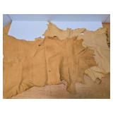 Large Lot of Genuine Tanned Leather Sections