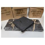 LARGE Lot of Brand New Heavy Slate Coasters