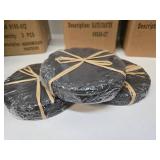 LARGE Lot of Brand New Heavy Slate Coasters