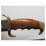 New in Box BUD K "Arabian 1" Sword w/Hardwood Handle Brass Accents & Stainless Blade #5