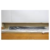 LARGE Stainless Steel Sword w/Wood Handle, Solid Brass Guard, & Leather Sheath - New In Box #2