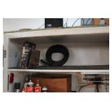 Contents of Cabinet - Primary Wire, Propane Torches, Clamps, Blades