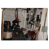 Contents of Cabinet - Primary Wire, Propane Torches, Clamps, Blades
