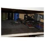 Contents of Cabinet - Primary Wire, Propane Torches, Clamps, Blades