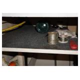 Contents of Cabinet - Primary Wire, Propane Torches, Clamps, Blades